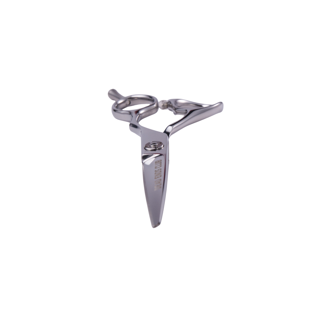 Professional VG10 hair cutting scissors for barbers.