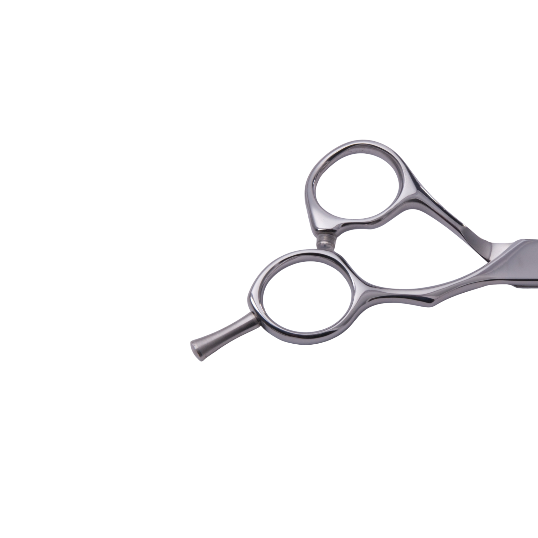 Hair cutting shears on a white background. Professional VG10 hair cutting scissors for barbers